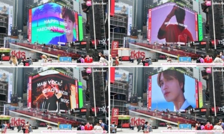 Panel publicitario de Haechan de NCT Dream