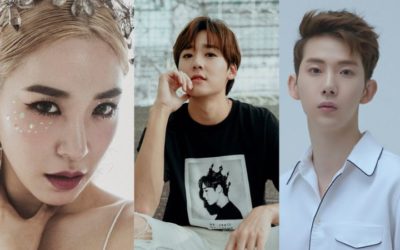 Tiffany Young, Kevin Woo y Jo Kwon de 2AM