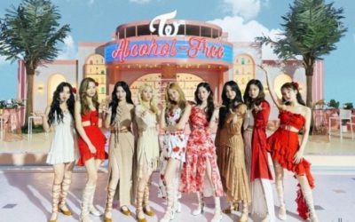Twice en el escenario de Alcohol-Free para show de Ellen DeGeneres