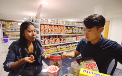 Esta fue la reacción de Yaritza Aparicio al probar comida coreana por primera vez