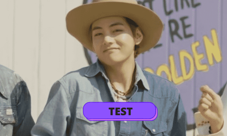 TEST de V Taehyung de bts