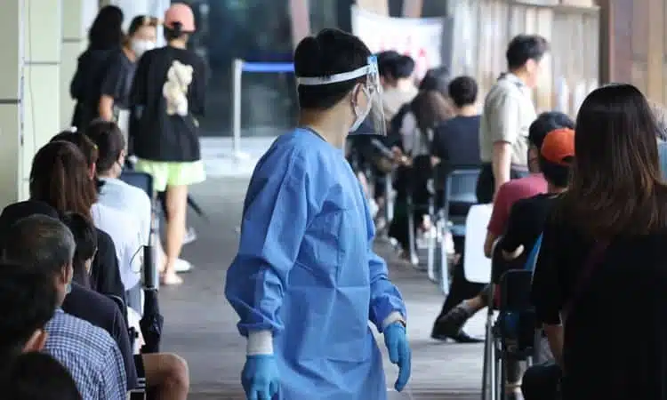 Centro de toma de pruebas de COVID-19