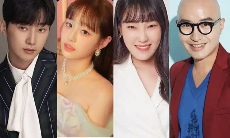 Jinyoung, Chuu, Lee Eunji y Hong Seok Cheon