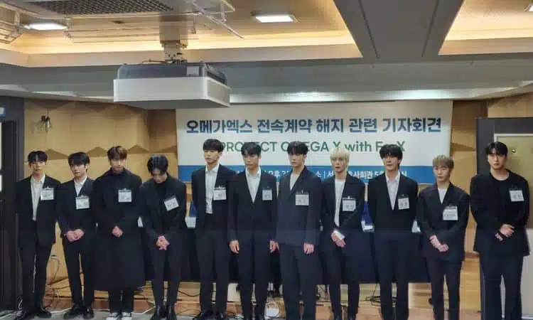 Conferencia de prensa de Omega X en la oficina de sus representantes legales